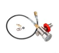 Adaptateur DIN G58 Régulateur de remplissage pour plongée sous-marine 6000 psi 40 MPa avec tube de pression renforcé pour un fonctionnement fiable du réservoir (grand à petit)