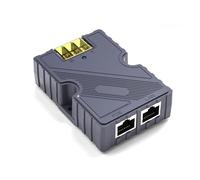 Adaptateur D'Injecteur POE Gigabit, 150 W 48-57 V 10/100/1000 Mbps Gigabit Power Over Ethernet Plus Injecteur avec LAN pour Kit Internet Satellite