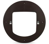 PetSafe Cadre d'installation pour Chatière pour Puce électronique et Chatière à Fermeture Manuel - Polyvalent, Économe en Énergie, Facile à Installer - Marron