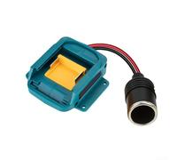 Adaptateur d'interface de batterie 18 V pour batteries Dewalt convertit l'alimentation en 12 V CC pour une utilisation avec l'électronique du véhicule et les appareils automobiles (bleu)