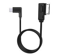 Adaptateur d'interface de musique AMI Type C Câble supplémentaire Plus compatible avec A3 A4 A5 A6 A8 MMI Système 3G+ pour 17 Pro 17 Pro Max Air 16 Pro 16 Pro Max 15 15 Plus 15 Pro Android Google Pixe