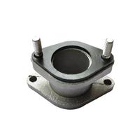 Adaptateur d'interface de réglage d'admission de Joint de carburateur, Compatible avec les motos GS125 GN125EN CG125 et modèles similaires(SILVER)