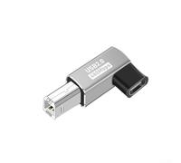 Adaptateur d'interface midi en aluminium pour synthétiseur de clavier, machine à tambour, transfert de données haute vitesse, connecteur DIN 5 broches pour PC, ordinateur portable, production musicale