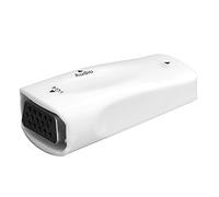 Adaptateur D'interface Multimédia HD avec Câble Convertisseur D'interface Multimédia HD 1080P Femelle vers VGA Femelle pour Téléphones Mobiles/appareils Photo 1 X Convertisseur (White)