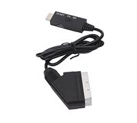 Adaptateur d'interface Multimédia Péritel vers HD Câble de Convertisseur Vidéo de Moniteur Portable Commutable Haute Précision 720P 1080P