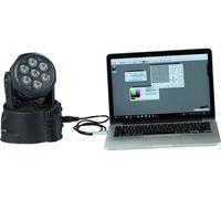 Adaptateur d'interface USB à DMX LED DMX512 Ordinateur PC Contrôleur d'éclairage de scène Dimmer