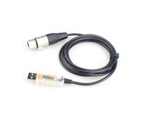 Adaptateur D'Interface USB Vers DMX LED DMX512 Gradateur de ContrôLeur D'éClairage de ScèNe pour Ordinateur PC, Câble Adaptateur