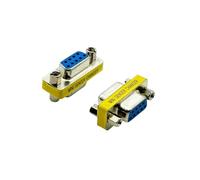 Adaptateur direct de convertisseur VGA mâle vers femelle à 9 broches, port série DB9/15/25/37, tête rotative femelle vers femelle, CAN mâle vers mâle(DB9 F-F)