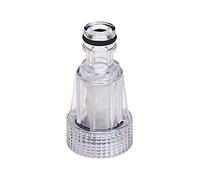 Adaptateur d'irrigation de jardin transparent avec filtre pour eau de lavage/arrosage domestique 1,9 cm