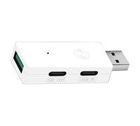 Adaptateur d'isolation USB 2.0 à 3 ports 480 Mbit/s - Fonction de transfert rapide - Protection avancée du circuit - Détection automatique de la vitesse - Hub USB