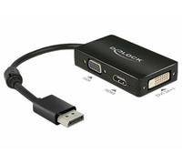 DeLOCK DisplayPort > VGA/HDMI/DVI, Adaptateur