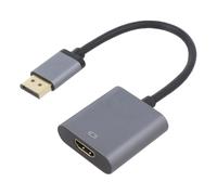 Adaptateur DisplayPort 1.2 HDCP 1.3 HDMI 2.0 DTS-HD-Dolby-True HD UHD 3D 4K 0.15m - Gris