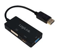Adaptateur DisplayPort 1.2 vers DVI 1.0 HDMI 1.4 VGA - Noir