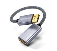 Adaptateur DisplayPort 1.4 Vers HDMI 2.1 Unidirectionnelle- 8K@60Hz 4K@240Hz, Source DP Vers Écran HDMI, Mâle Vers Femelle Pour PC/Laptop/RTX/RX GPU vers Moniteur/TV