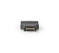 Nedis Adaptateur DisplayPort mâle vers VGA femelle 15 broches 1080p plaqué or anthracite