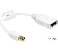 Adaptateur DisplayPort Delock 0403315 [1x Mini port Display mâle - 1x DisplayPort femelle] blanc av