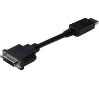 DIGITUS Câble d'adaptateur DisplayPort - DVI - 0,15 m - DisplayPort - DVI-I - Mâle - Femelle - Nickel