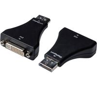 Adaptateur DisplayPort, DVI Digitus AK-340603-000-S [1x DisplayPort mâle - 1x DVI femelle 24+5 pôles] noir