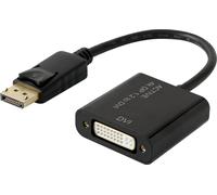 Adaptateur DisplayPort, DVI Renkforce RF-4299048 [1x DisplayPort mâle - 1x DVI femelle 24+5 pôles] 10.00 cm noir contacts dorés