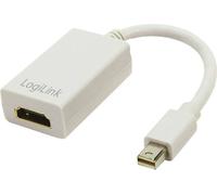 Adaptateur DisplayPort, HDMI LogiLink CV0036A [1x Mini port Display mâle - 1x HDMI femelle] 10.00 cm blanc