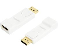 LogiLink CV0057 Adaptateur DisplayPort vers HDMI Blanc
