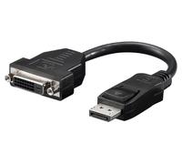 Adaptateur DisplayPort male vers DVI-D femelle 0.2m noir