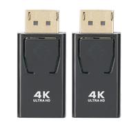 Adaptateur Displayport mâle vers HDMI femelle, convertisseur pour ordinateur HDTV, 2 pièces, 4K x 2K