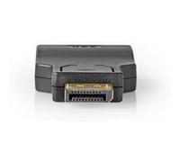 Nedis Adaptateur DisplayPort mâle vers VGA femelle 15 broches 1080p plaqué or anthracite