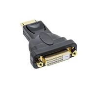InLine 17199j Adaptateur DisplayPort mâle-sur DVI-D 24 + 1 Femelle (Noir)