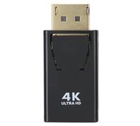 Adaptateur DisplayPort vers HDMI, compatible avec la résolution 4K UHD pour des images époustouflantes et connecteur plaqué nickel pour une