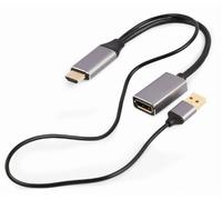 Adaptateur DisplayPort vers HDMI GEMBIRD A-HDMIM-DPF-02 Noir 4K Ultra HD