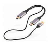 Adaptateur DisplayPort vers HDMI GEMBIRD A-HDMIM-DPM-01 2 m Noir