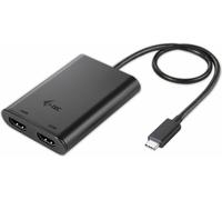 Adaptateur DisplayPort vers HDMI i-Tec C31DUAL4KHDMI Noir 4K Ultra HD