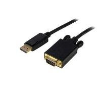 StarTech Adaptateur DisplayPort vers VGA – Câble convertisseur actif 1,8 m 1920x1200 Noir