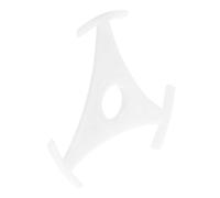 Adaptateur Disque Plastique de Blanc Triangle en Vinyle pour Platine
