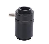 Adaptateur d'objectif à Monture C Adaptateur de caméra de Microscope de Haute qualité Grossissement 1X pour Microscope stéréo trinoculaire Matériau en Alliage Taille de Filetage