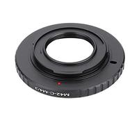 Adaptateur d'objectif de caméra, Bague adaptateur d'objectif pour usinage de précision pour appareils photo sans miroir (M42/C-M4/3)
