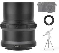 Adaptateur D'objectif De Caméra De Télescope T2-Nex, Objectif De Télescope D'astronomie À Monture En T De 2 Pouces Pour Appareil Photo À Monture Sans Miroir Pour Nex[Hero4364]