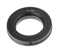 Adaptateur d'objectif fileté M42 x 0,75 T2-M42 Téléobjectif pliable vers M42 à vis M42 pour adaptateur d'appareil photo T2-M42