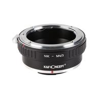 K&F Concept adaptateur d'objectif Nikon F vers Micro 4/3 (PRO) - compatible Olympus et Panasonic