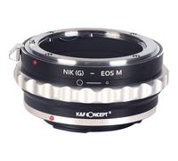 Adaptateur d'objectif K&F Nikon F (type G) - Canon EOS M (EF-M) | ✅ Livraison gratuite à partir de 100 €