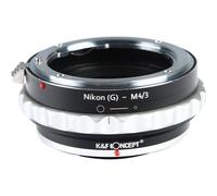 Adaptateur d'objectif K&F Nikon F (type G) - Micro 4/3 | ✅ Livraison gratuite à partir de 100 €
