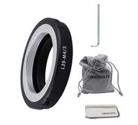 Adaptateur d'objectif L39-M4/3, compatible avec objectif LM M39 L39 LTM 39 mm vers micro quatre tiers (M4/3 MFT) : EPL7, EPL6, EPL5, EPL3, EPM1, EP2, EPL2, GX85, GX80, GX9, GX8, GX7, BGH1, GF1. GF2,