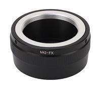 Adaptateur d'objectif M42 vers FX, Alliage d'aluminium et Laiton, Bague de Conversion d'objectif à Vis pour Monture M42 vers Appareil Photo FX Série X