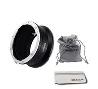 Adaptateur d'objectif M645 vers GFX, compatible avec l'objectif de montage Mamiya 645 (M645), compatible avec appareil photo FX GFX G, GFX 50S/GFX50R/GFX 100/GFX 100S et chiffon de nettoyage