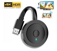 Adaptateur dongle HDMI sans fil 4K 1080p, diffusion de films et séries via Wi-Fi pour iPhone, iPad, iOS, Android, tablette, ordinateur OBJS