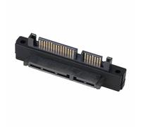 Adaptateur D'Ordinateur Sata 22 (7 + 15) Broches Mâle À Femelle, Coudé À 90 Degrés, Câble Convertisseur, Stock