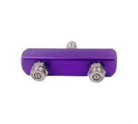 Adaptateur double buse pour machine de nettoyage avec corps en alliage d'aluminium et interface de montage standard de 6,35 mm