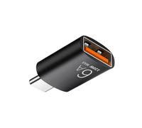 Adaptateur double fonction de type C USB 3 interfaces avec & adaptateur de charge rapide en aluminium 6 amp pour téléphones, tablettes, transfert de données de vitesse