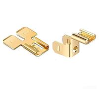 Adaptateur double mâle femelle non isolé, solution de connectivité fiable avec connecteurs à cosse (30 pièces)